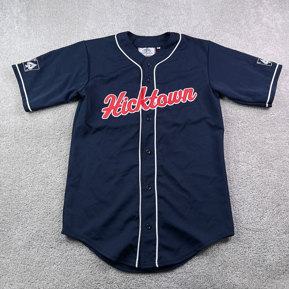 Jason Aldean Hicktown Baseball Jersey Mens Medium Blue 14 Black Jack Ridge‎